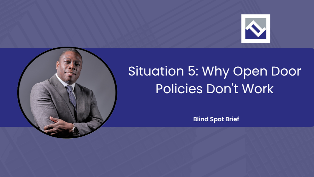 Blind Spot Brief cover: Why open door policies don't work